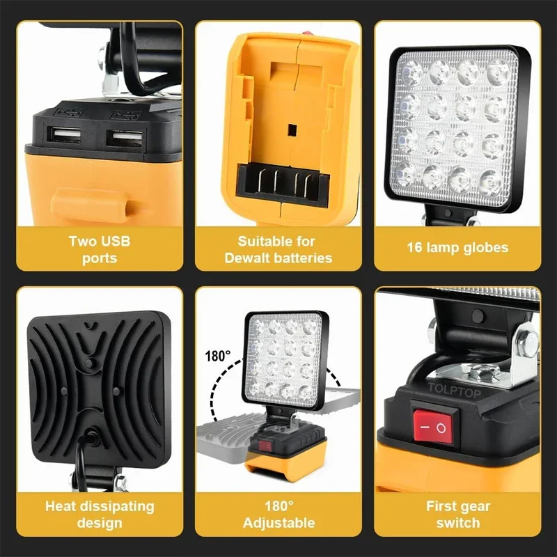 4Inch Led Light Handheld Spotl - مراجعة Fish Finder Battery وسعره