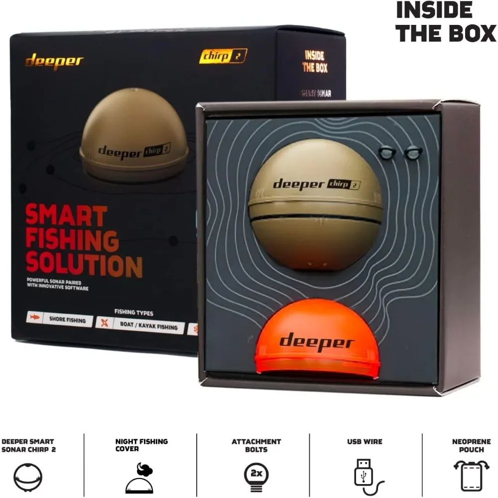 A  Chirp 2 Sonar Fish Finder - - مراجعة Fish Finder Portable وسعره