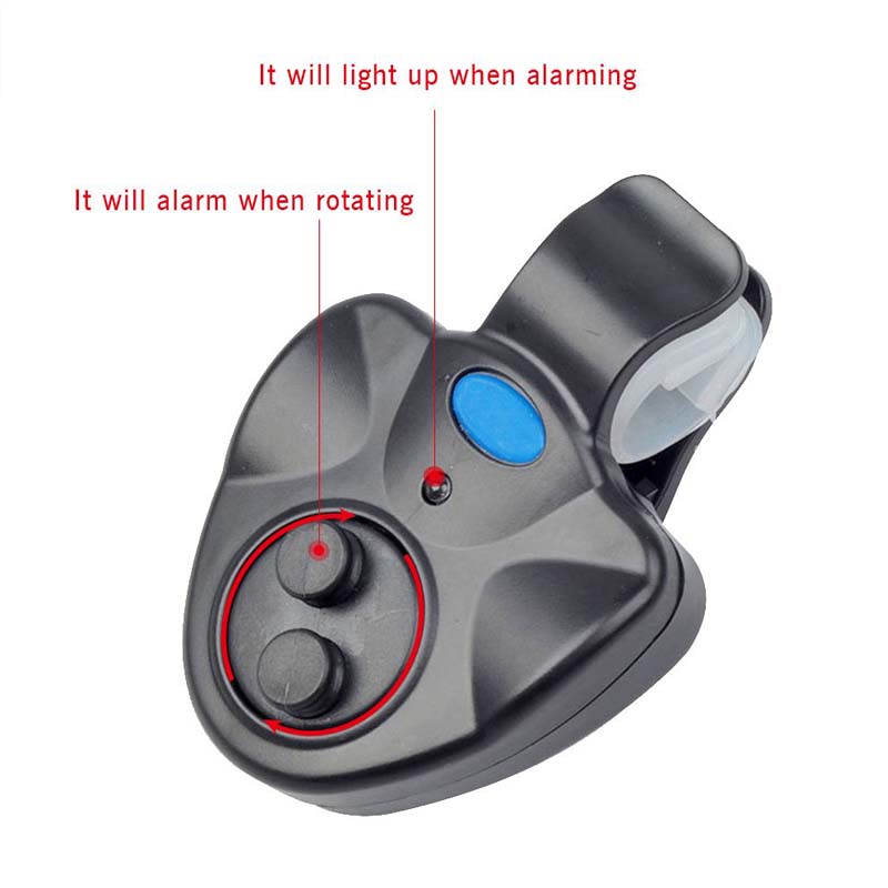 Fishing Rod Bite Alarm LED Ind - مراجعة Fish Alarm وسعره