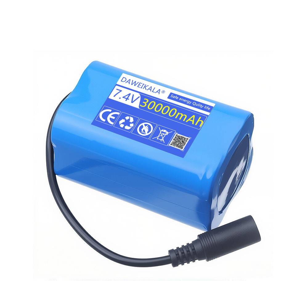 7.4V 30000mAh Battery with USB - مراجعة Fish Finder Charger وسعره
