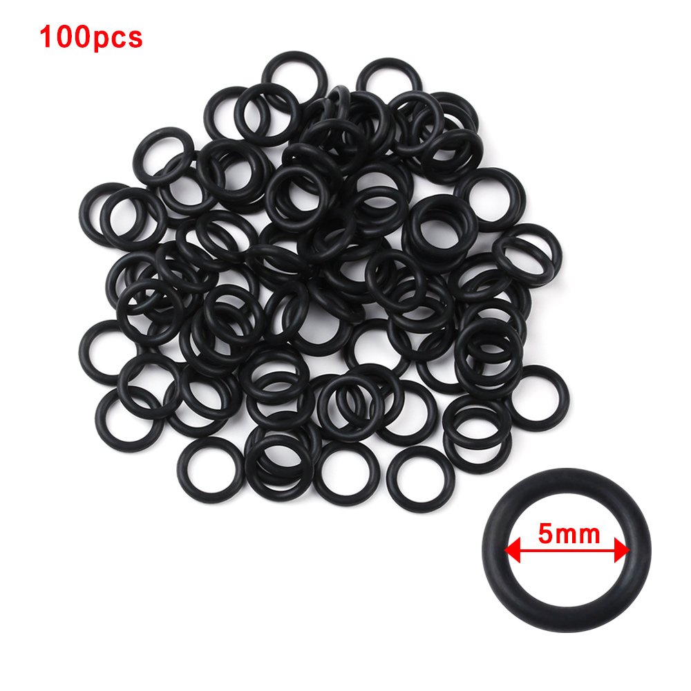 100 PCs Black Rubber O-Rings S - مراجعة Bite Indicator وسعره