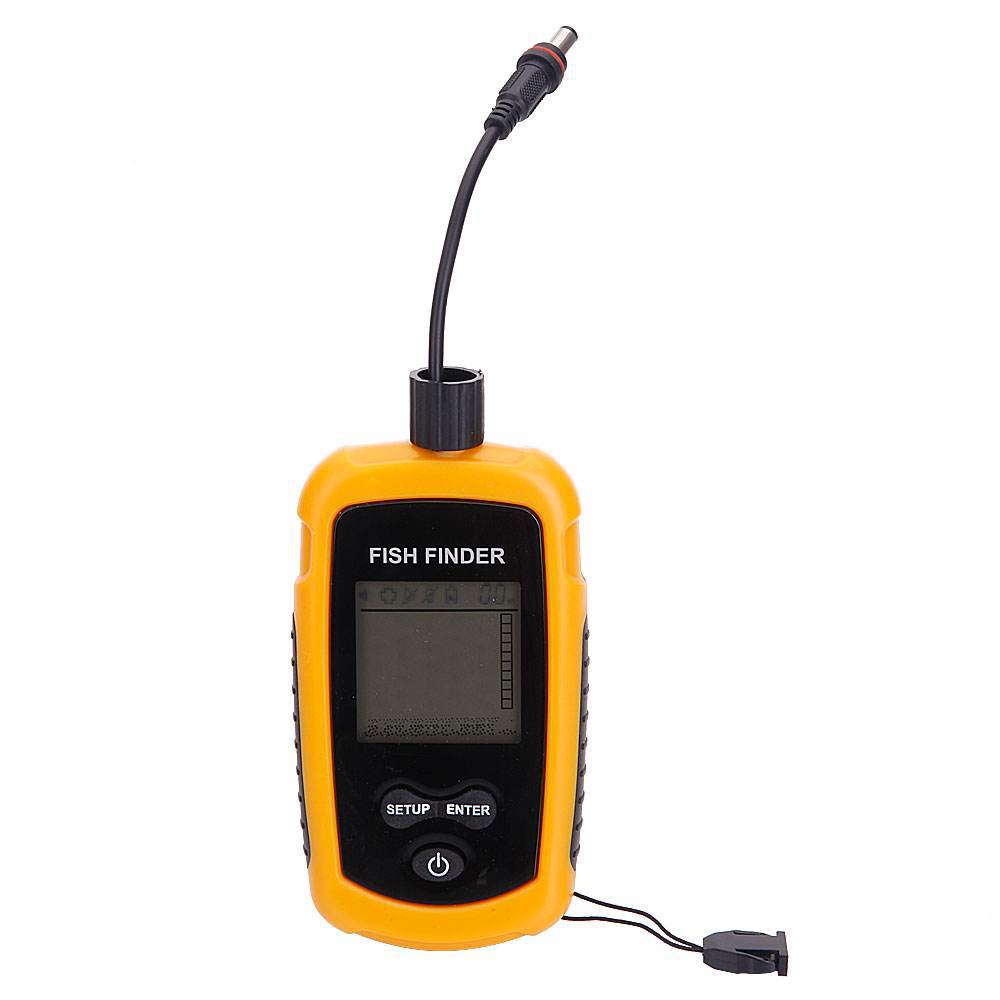 Alarm 100M Portable Sonar Fish - مراجعة Fish Finder Portable وسعره