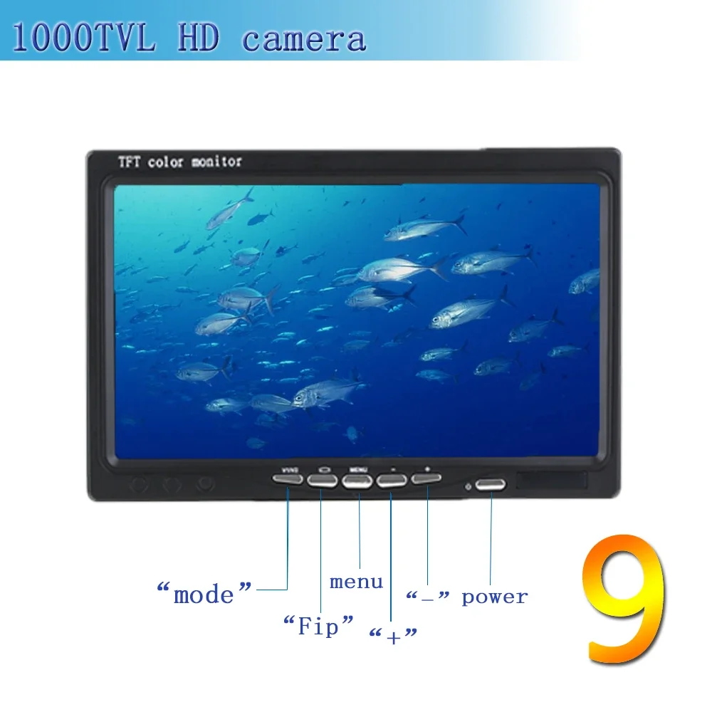 Fish finder F08A 9inch Underwa - مراجعة Fishing Camera وسعره