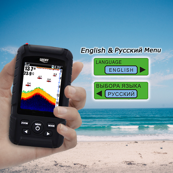 FF718LiC 2-in-1 LUCKY Fishfind - مراجعة Fish Finder Cable وسعره