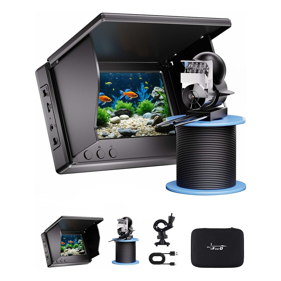 FOURQ Handheld 1080P 4.3'' LCD - مراجعة Fish Finder Portable وسعره