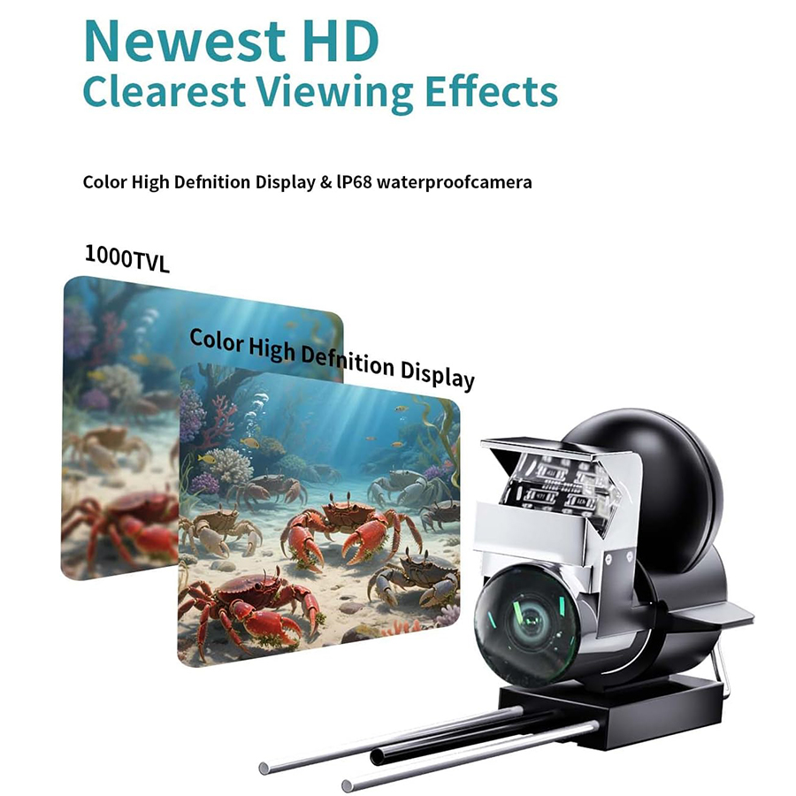 FOURQ Handheld 1080P 4.3'' LCD - مراجعة Fish Finder Portable وسعره
