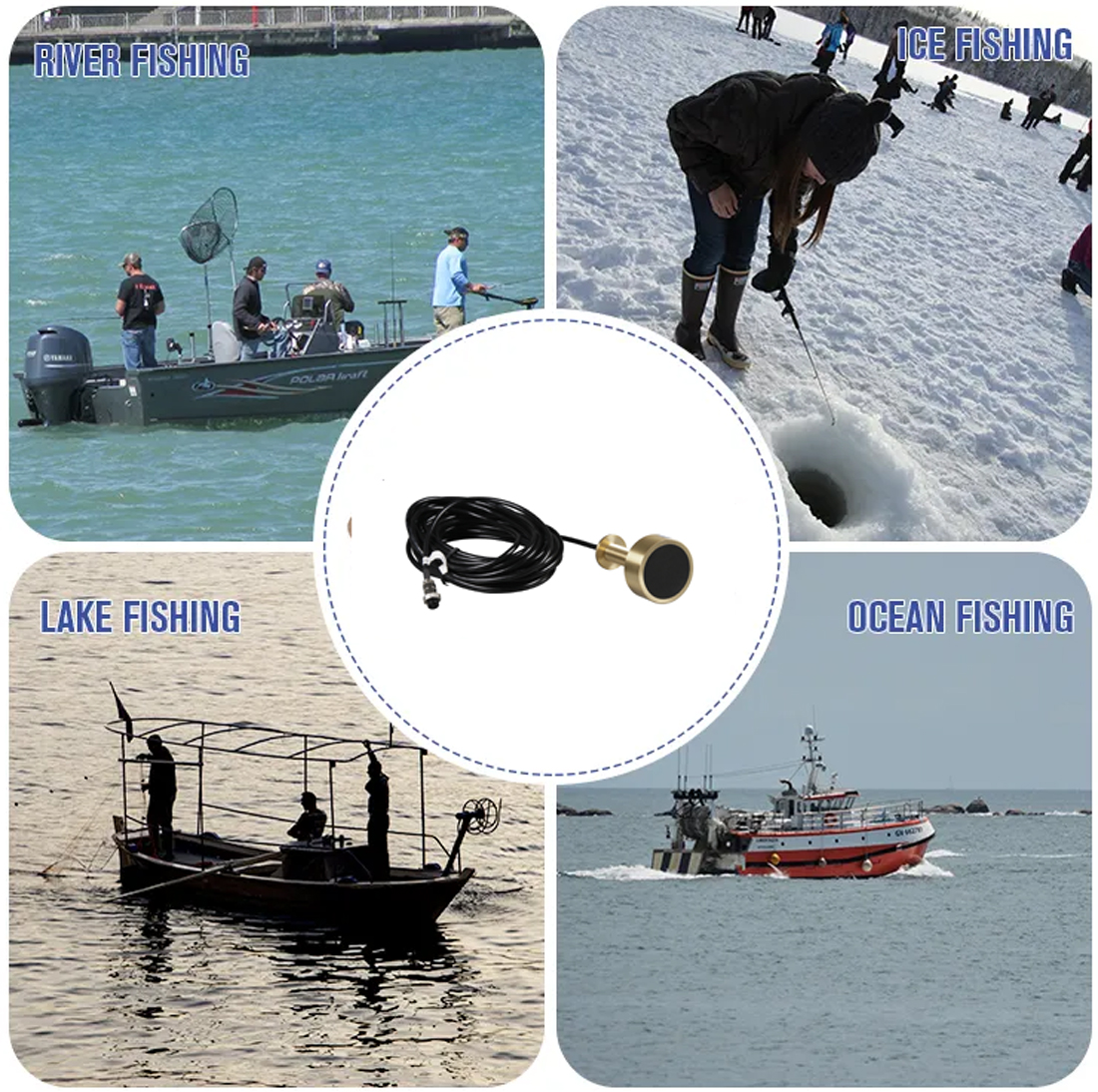 Matsutec TD-25B with Cable 10M - مراجعة Fish Finder Transducer وسعره