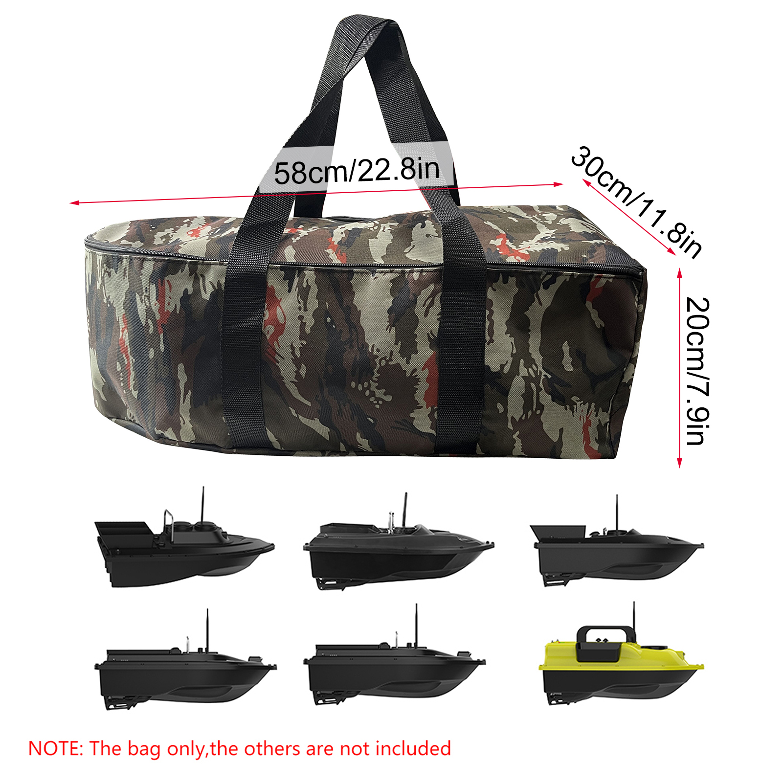 Carry Bag for Bait Boat Water  - مراجعة Fish Finder Case وسعره