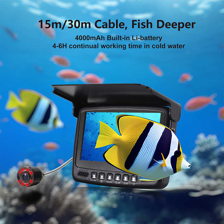 4.3 Inch Screen  Underwater 15 - مراجعة Fishing Camera وسعره