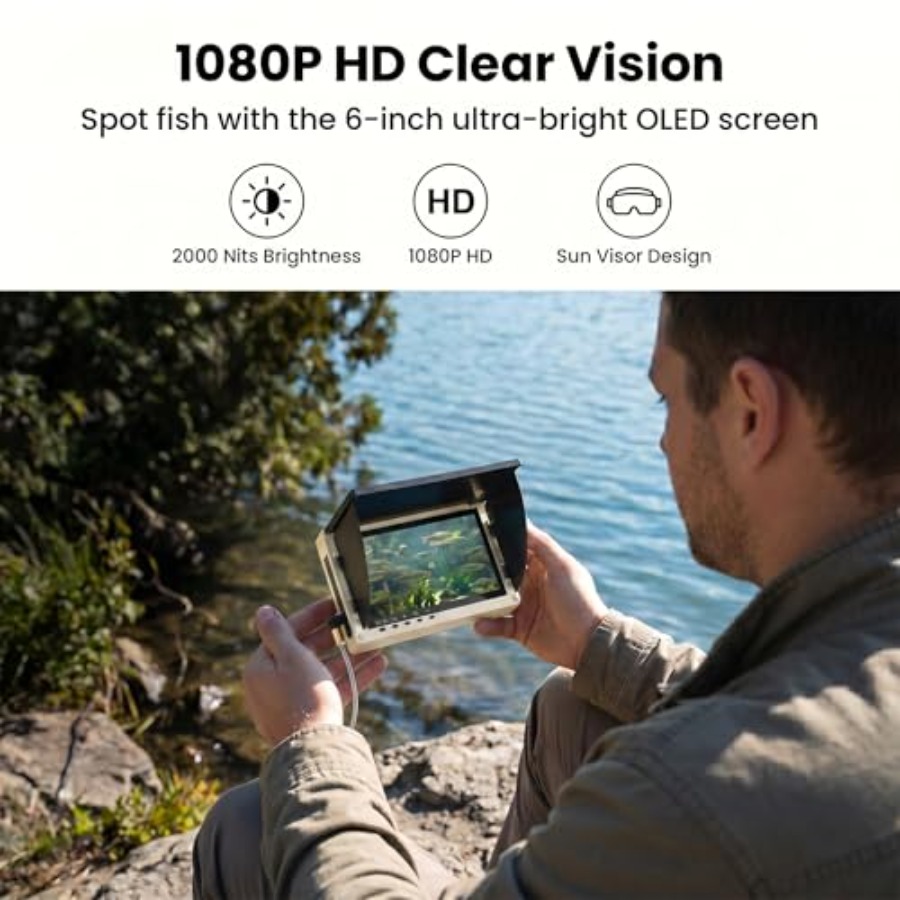 Underwater Fishing Finder Came - مراجعة Fishing Camera وسعره