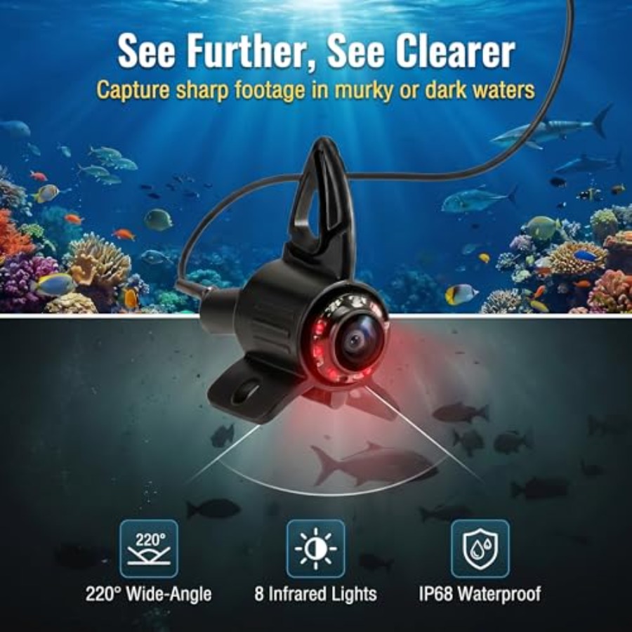 Underwater Fishing Finder Came - مراجعة Fishing Camera وسعره