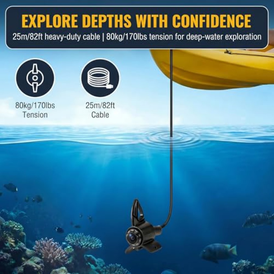 Underwater Fishing Finder Came - مراجعة Fishing Camera وسعره