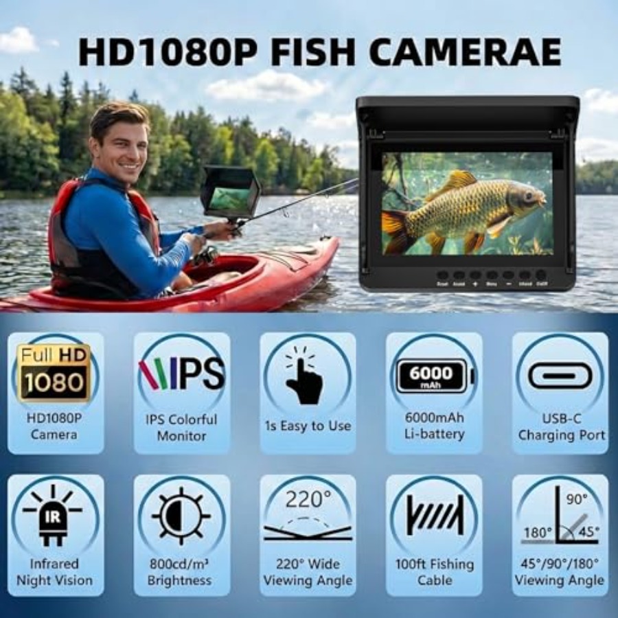 Underwater Fishing Camera for  - مراجعة Fishing Camera وسعره