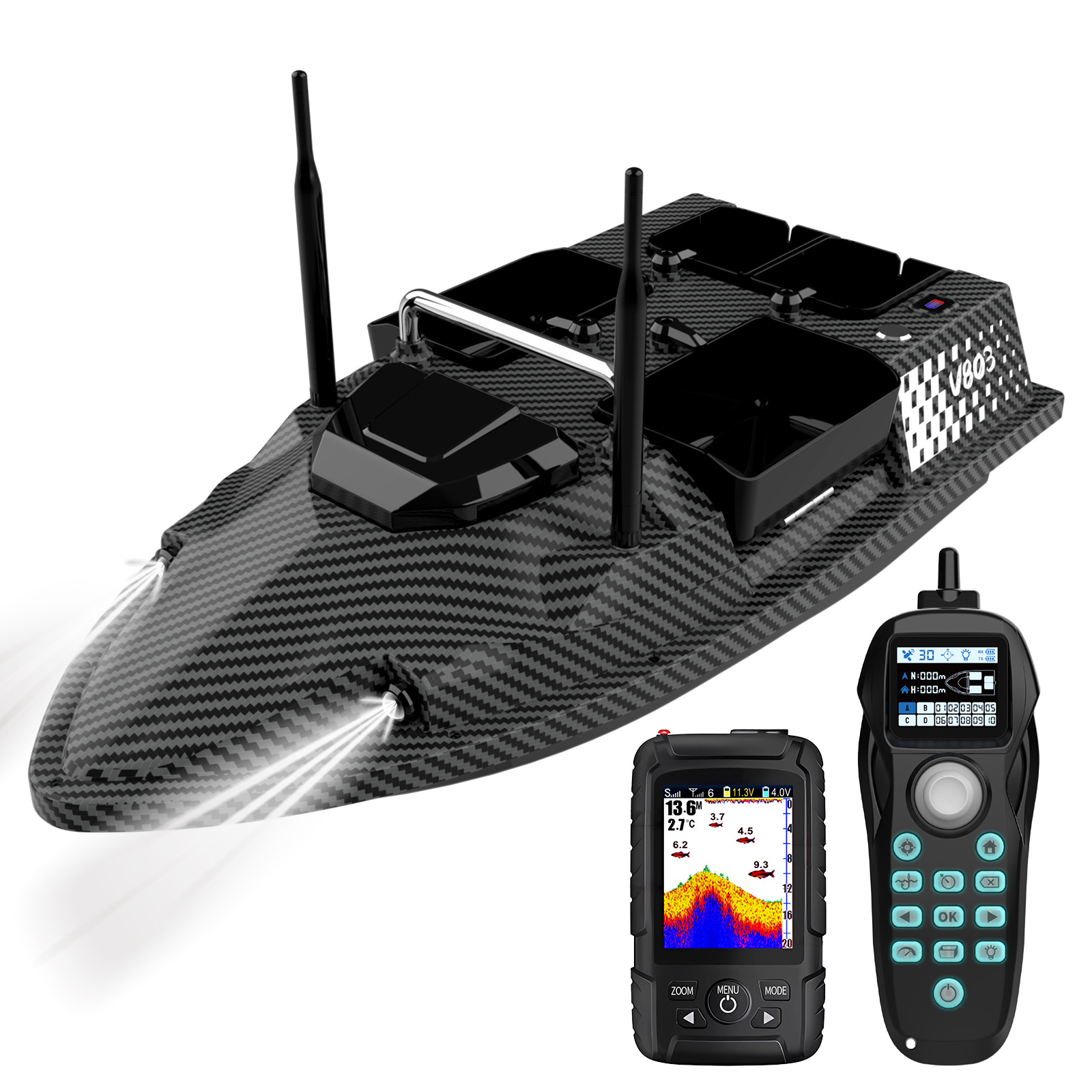 V803Pro GPS Enabled Remote Con - مراجعة Fish Finder Gps وسعره