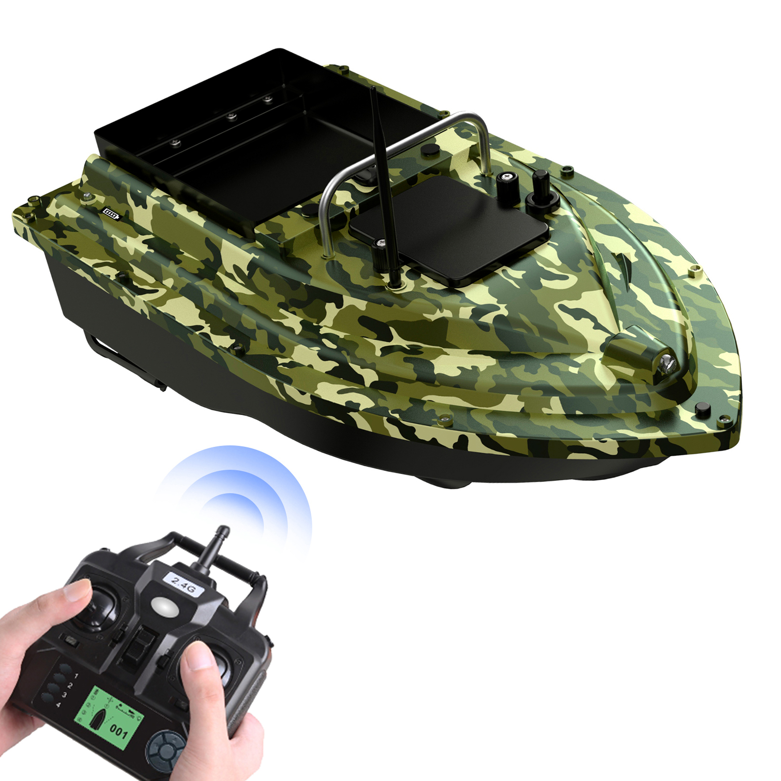 D16E GPS Fishing Bait Boat wit - مراجعة Fishing Gps وسعره