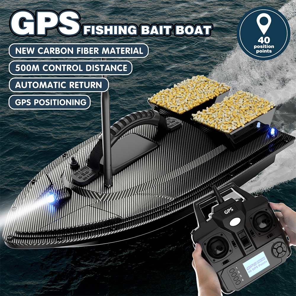 V070 12000mAh/5200mAh RC Bait  - مراجعة Fishing Gps وسعره
