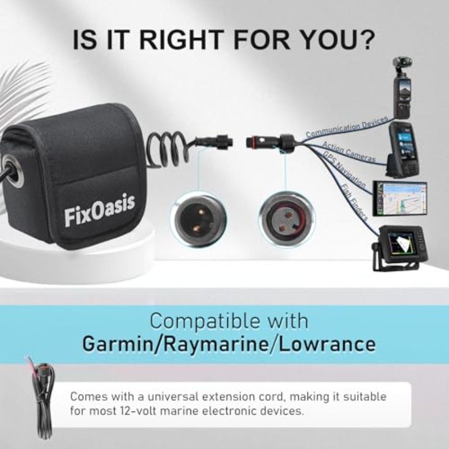 Kayak marine fish finder batte - مراجعة Fish Finder Charger وسعره