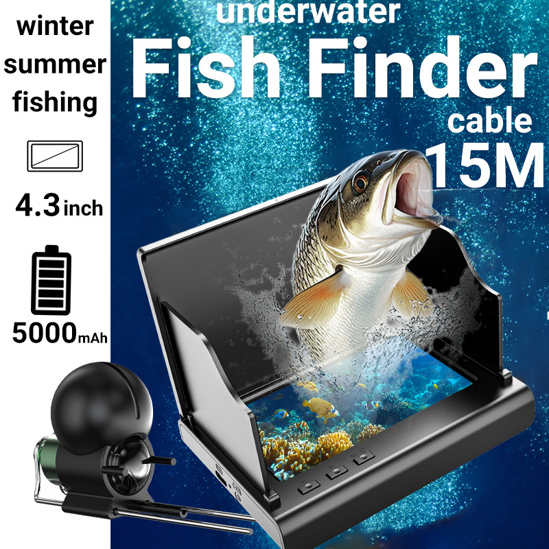 4.3 Inch Ice Fishing Camera Fi - مراجعة Fish Finder Cable وسعره