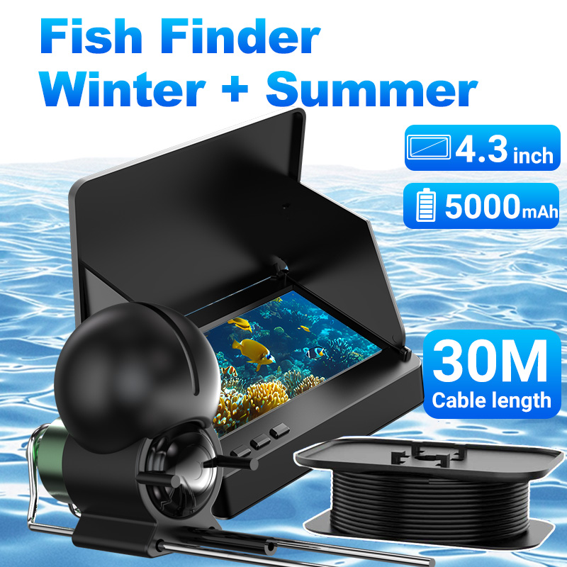 4.3 Inch Ice Fishing Camera Fi - مراجعة Fish Finder Cable وسعره
