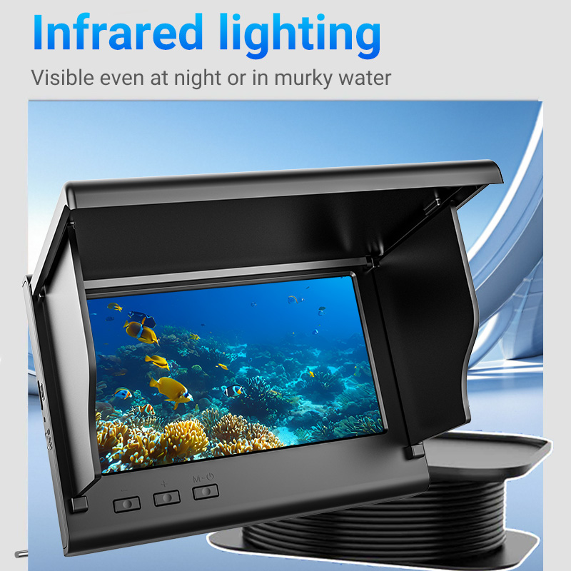 4.3 Inch Ice Fishing Camera Fi - مراجعة Fish Finder Cable وسعره