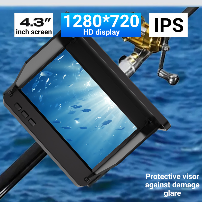 4.3 Inch Ice Fishing Camera Fi - مراجعة Fish Finder Cable وسعره