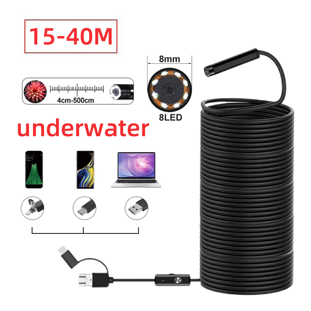 40m Fish Finder Mini Camera En - مراجعة Fish Finder Cable وسعره