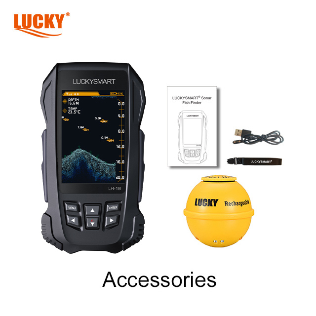 LUCKYSMART LH-1B Wireless Port - مراجعة Fish Finder Portable وسعره