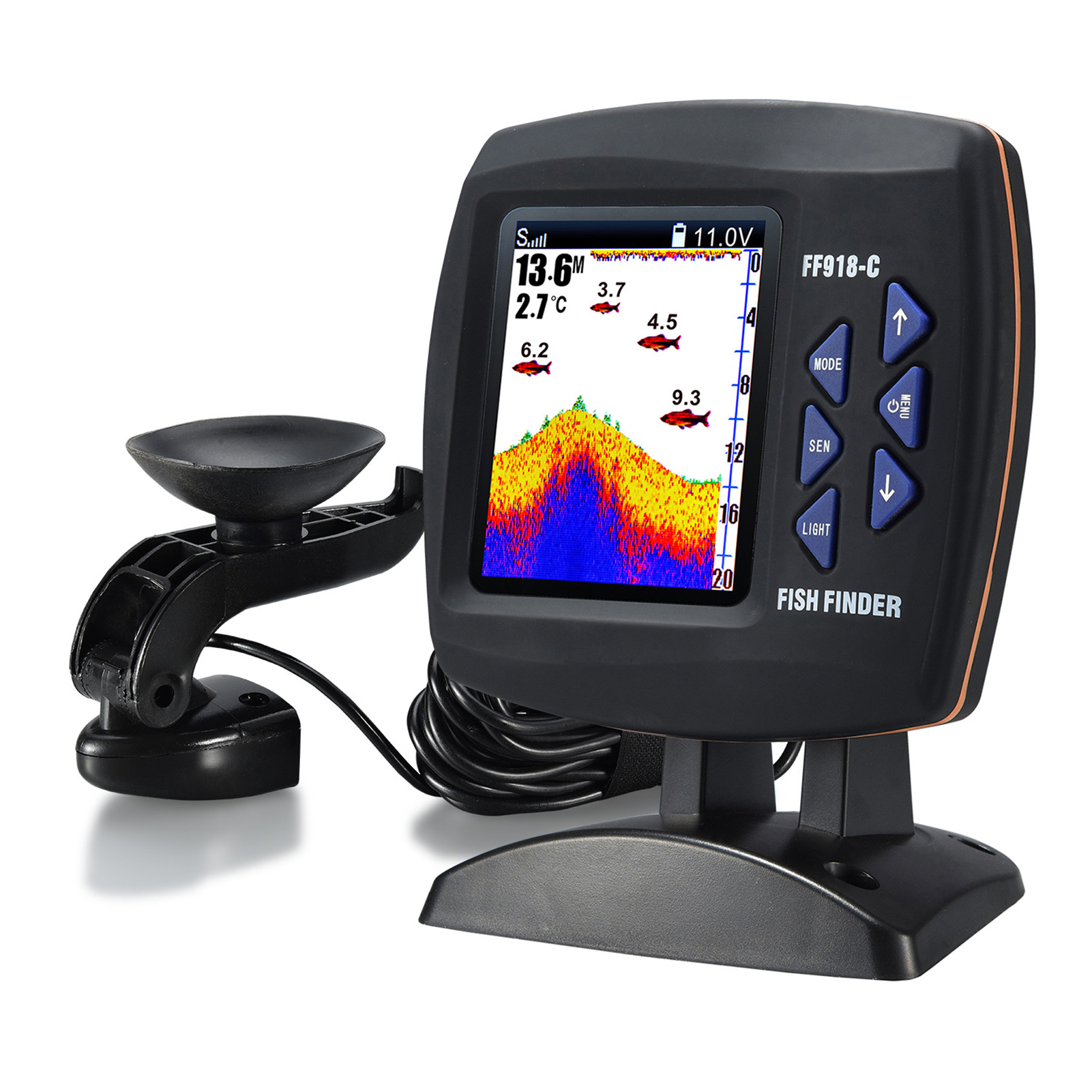 Portable Fish Finder Wireless  - مراجعة Fish Finder Portable وسعره