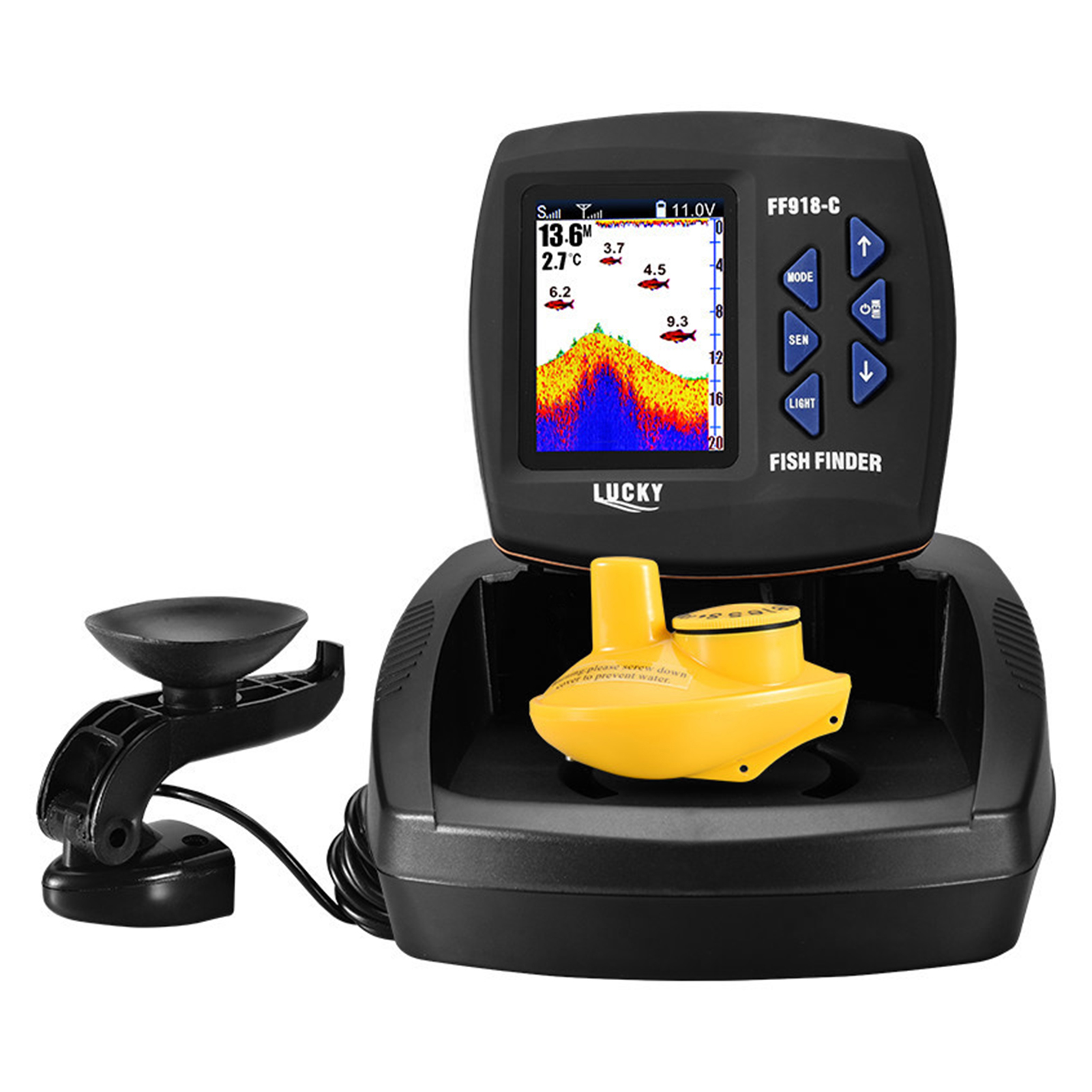 Portable Fish Finder Wireless  - مراجعة Fish Finder Portable وسعره