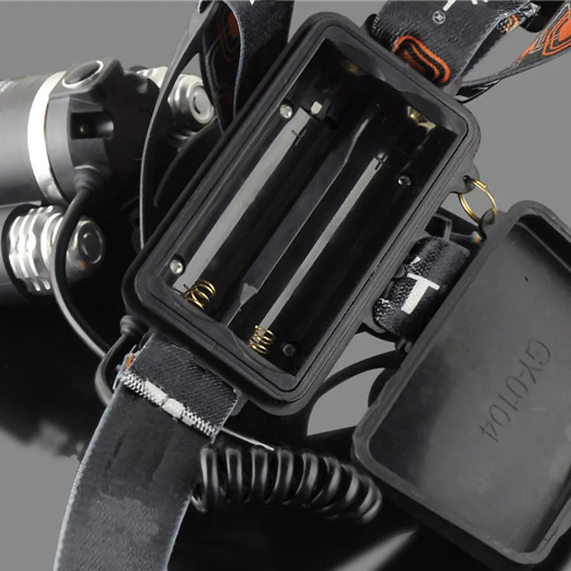 High Power LED Headlamp 18650  - مراجعة Fish Finder Battery وسعره