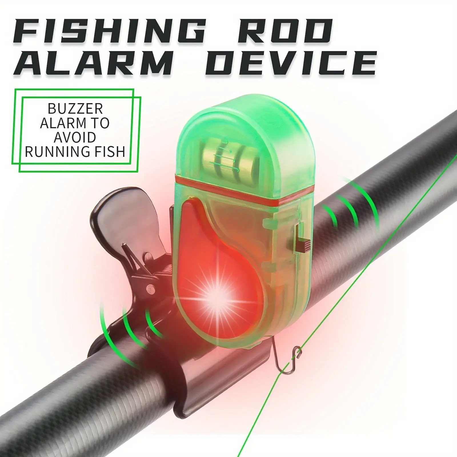 2PCS LED Fishing Bite Alarm, 2 - مراجعة Fish Alarm وسعره