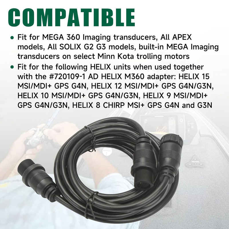 Fish Finders Adapter Cable 14  - مراجعة Fish Finder وسعره