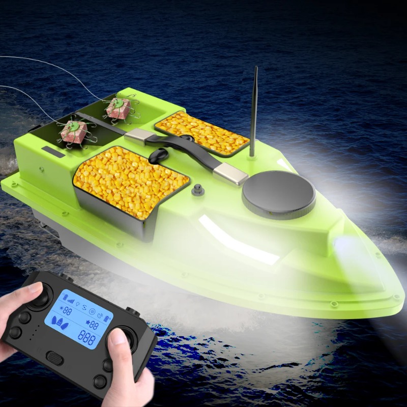D19 GPS RC Bait Boat 600M 4 Ho - مراجعة Fishing Gps وسعره