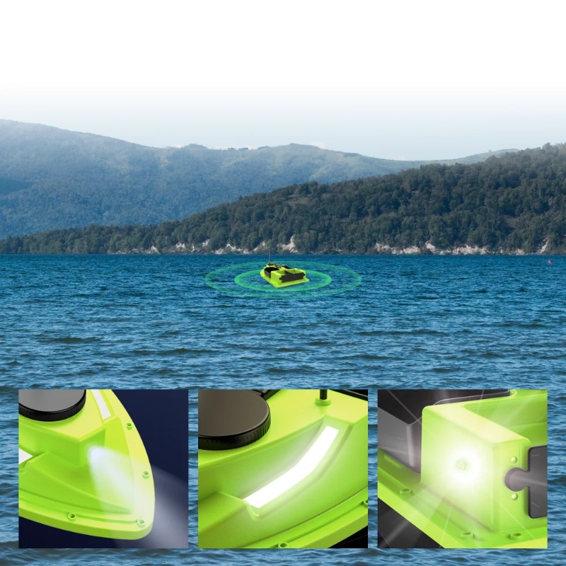D19 GPS RC Bait Boat 600M 4 Ho - مراجعة Fishing Gps وسعره
