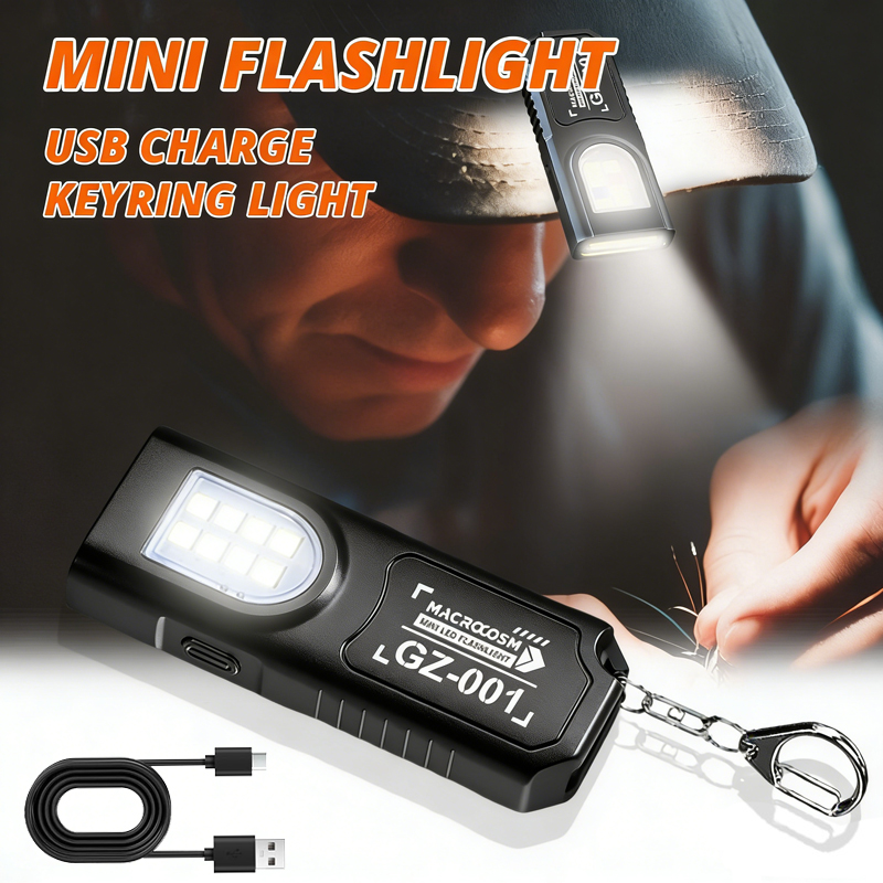 LED Keychain Flashlight Type C - مراجعة Fishing Light وسعره