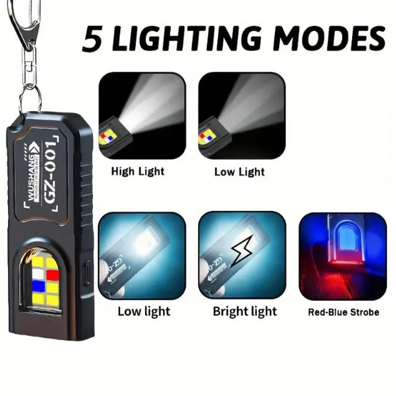 LED Keychain Flashlight Type C - مراجعة Fishing Light وسعره