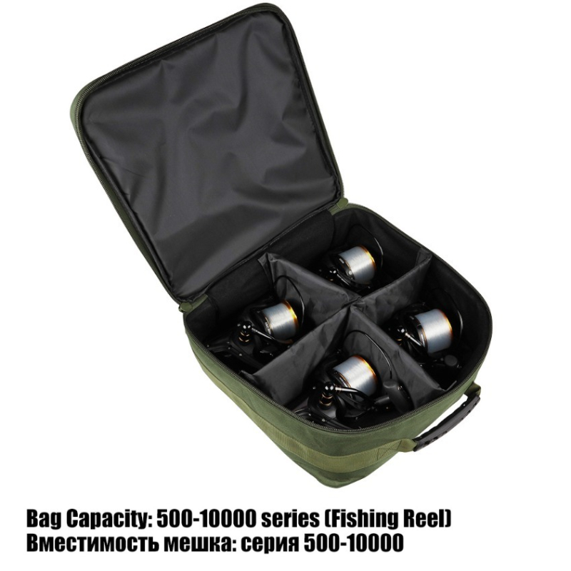 Fishing Bag Handbag Carp Reel  - مراجعة Fish Finder Case وسعره